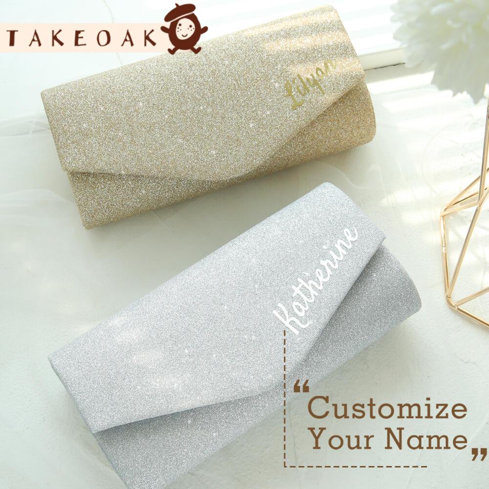 Interior Design Hongkong - Custom Cursive Name Glitter Envelope Crossbody