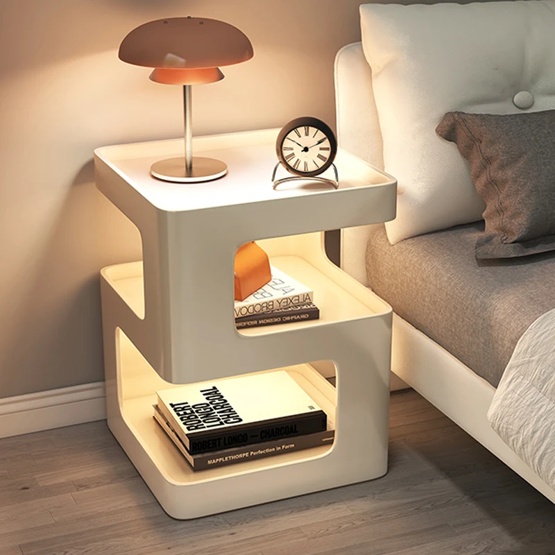 Interior Design Your Home - modern simple bedside table featuring fashionable
