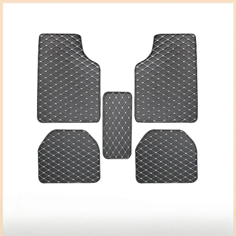 Car Floor Mats 5Pcs PU Leather - Interior Design Styles ulasan dan harga