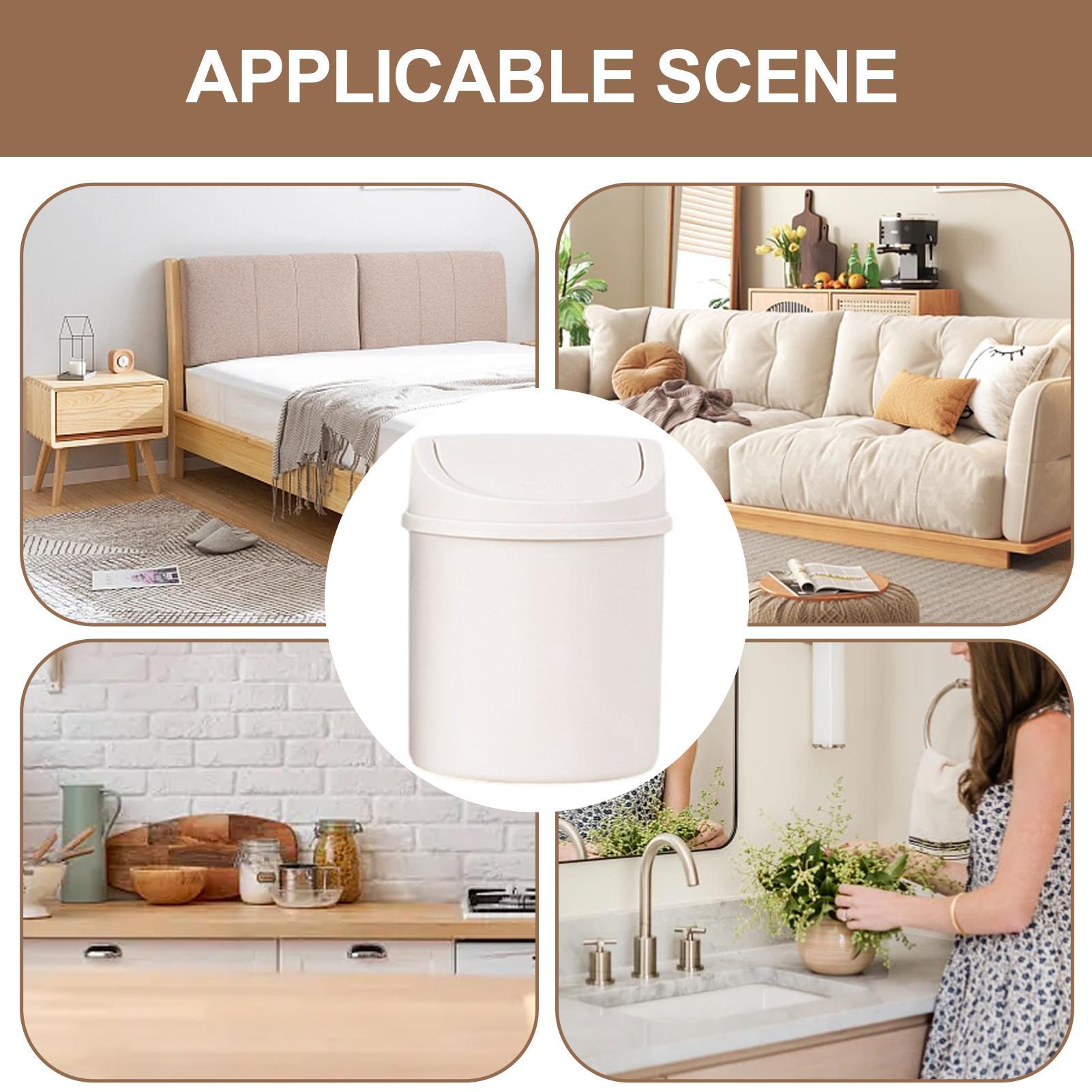 Mini Waste Bin Desktop Garbage - Interior Design Your Home ulasan dan harga