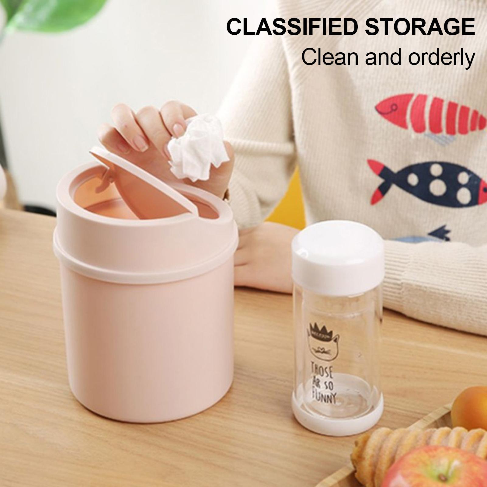 1pc Mini Plastic Desktop Trash - Interior Design Your Home ulasan dan harga