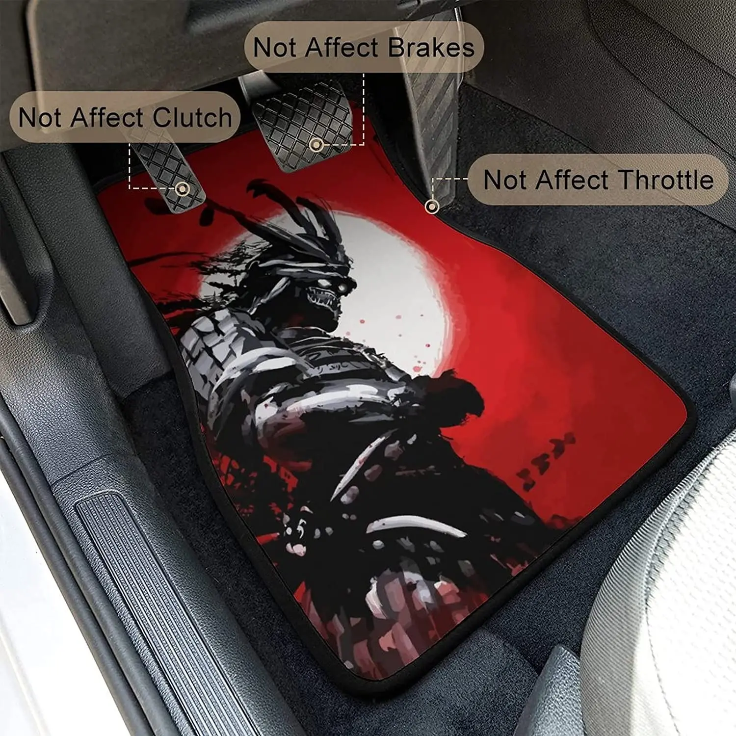 Japan Samurai in Moon Back Car - Interior Design Japan ulasan dan harga