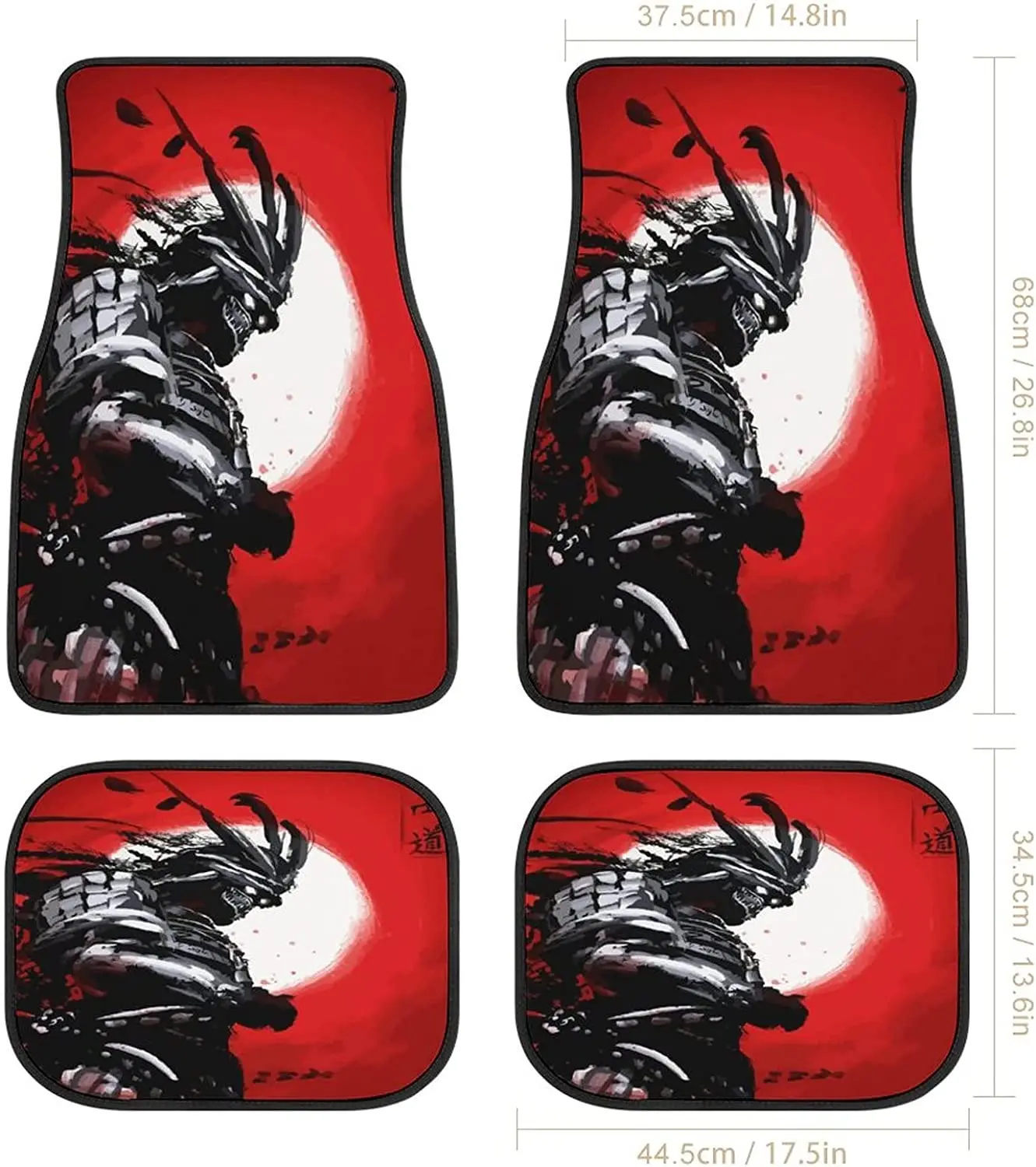 Japan Samurai in Moon Back Car - Interior Design Japan ulasan dan harga