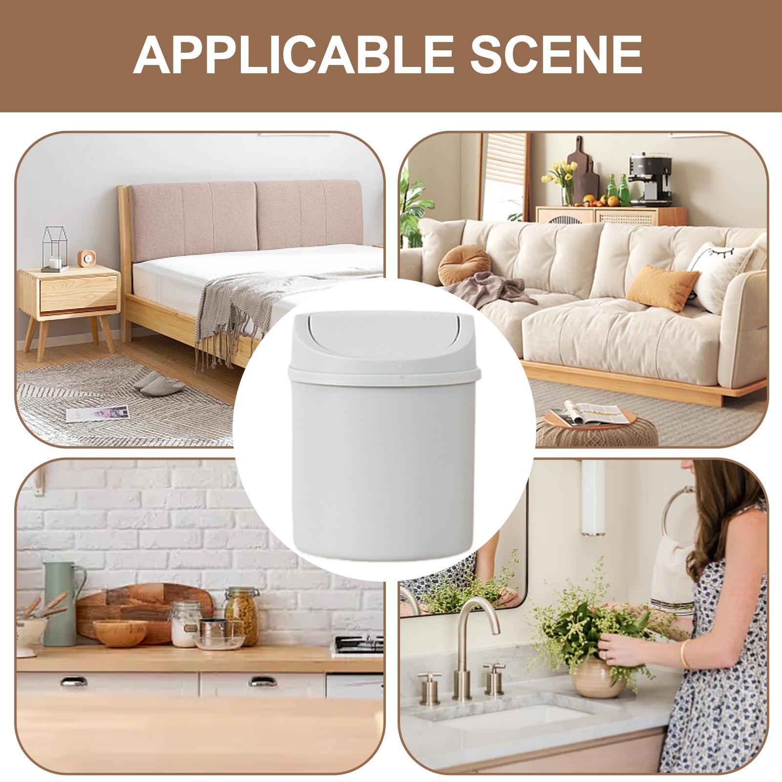 Mini Desktop Bin Small Trash C - Interior Design Your Home ulasan dan harga