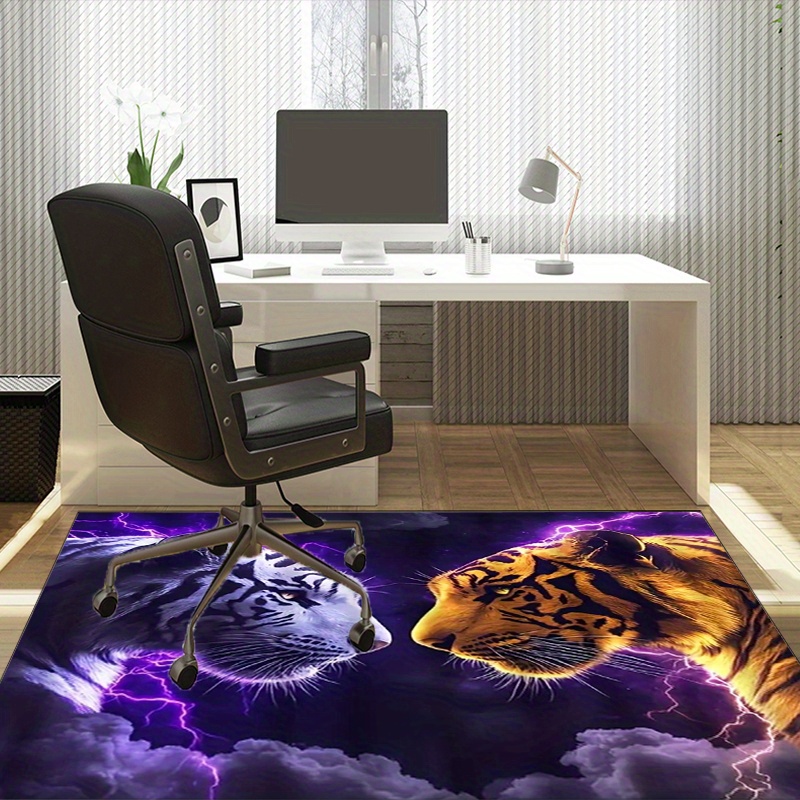 Tiger faces rug with electric  - Interior Design Your Home ulasan dan harga