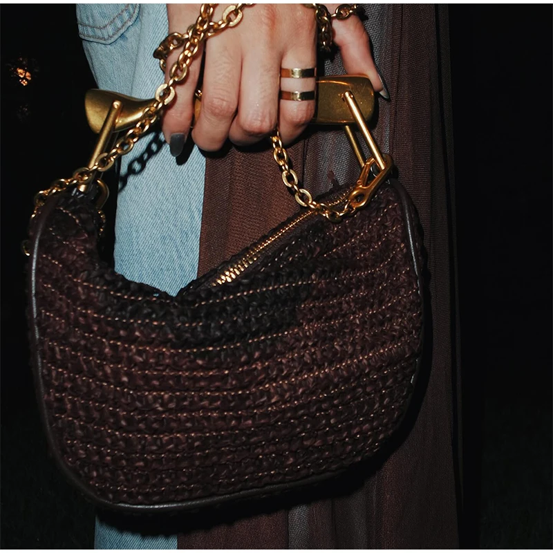 Gold Handle Brand Handwoven Ha - Interior Design High End ulasan dan harga