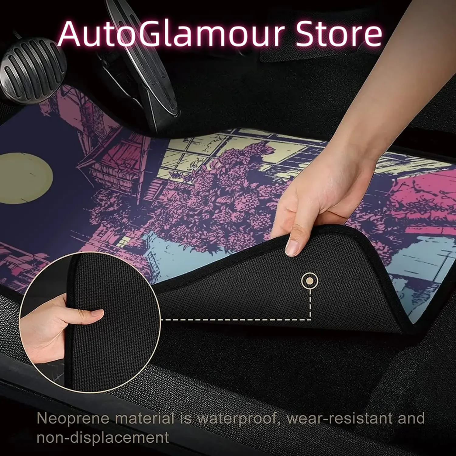 Kawaii Cat Vaporwave Japan Car - Interior Design Japan ulasan dan harga