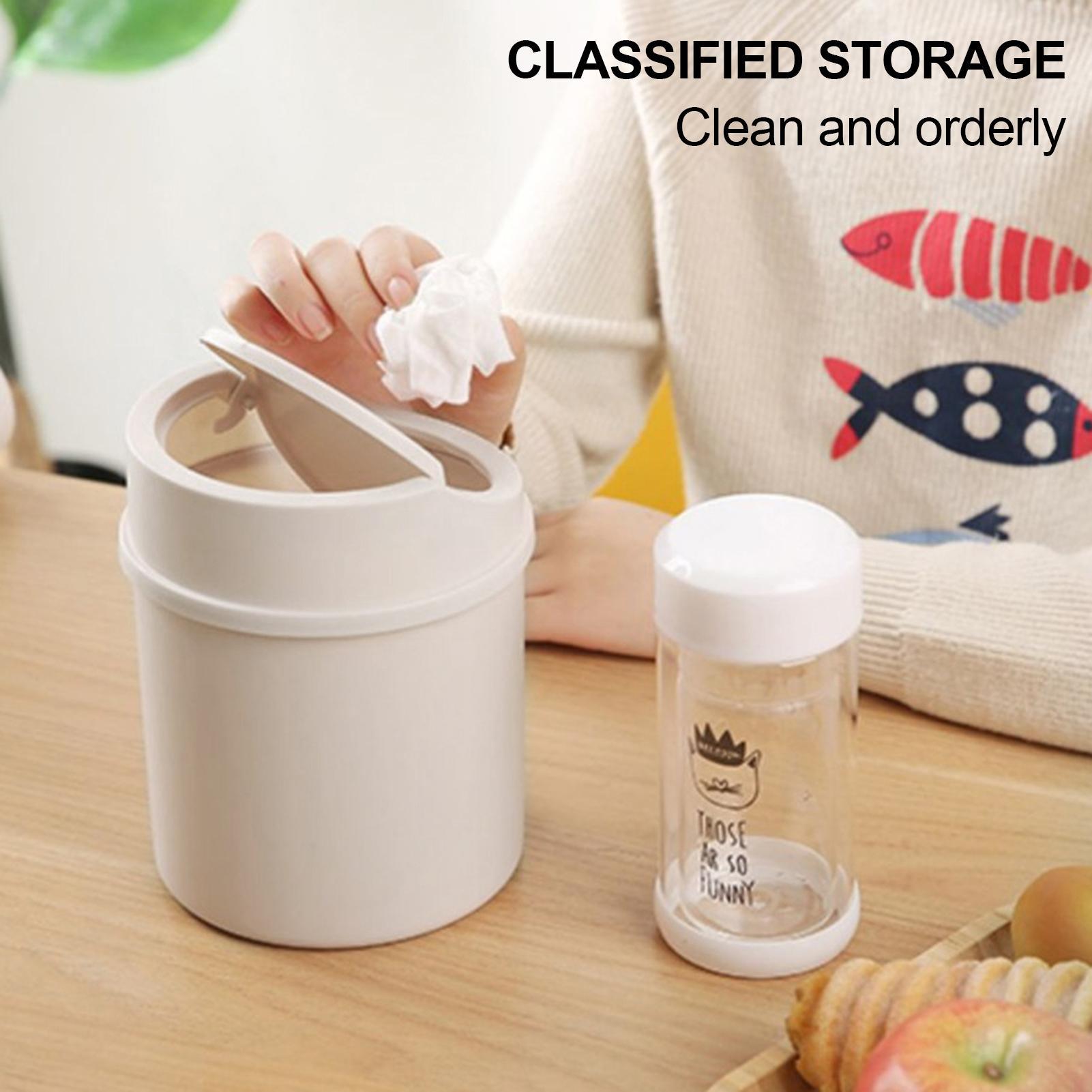 Mini Desktop Bin Small Trash C - Interior Design Your Home ulasan dan harga
