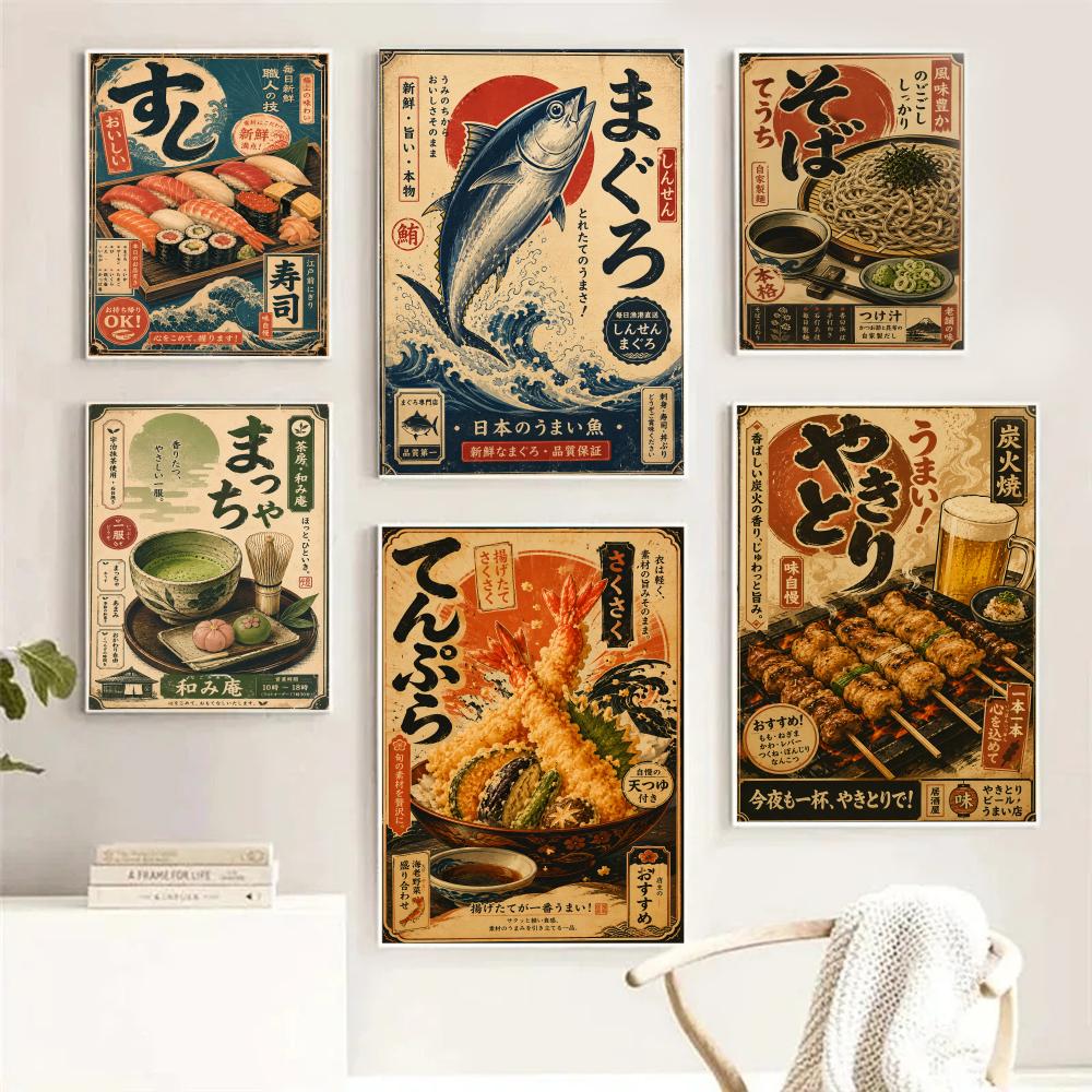Vintage Japanese Fish Sushi La - Interior Design Japan ulasan dan harga
